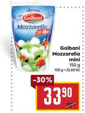 Galbani Mozzarella mini 150 g 