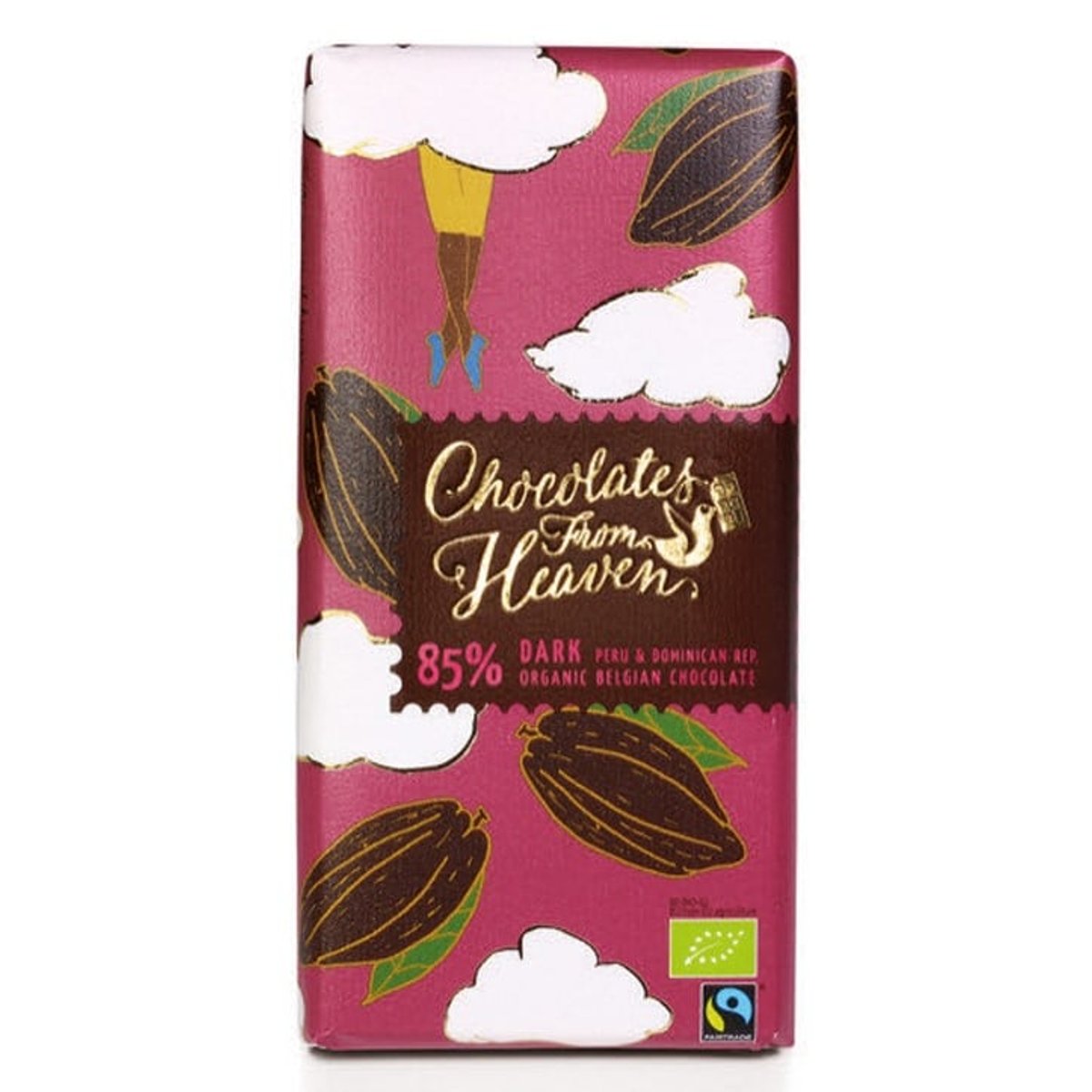 Chocolates From Heaven BIO Hořká čokoláda Peru a Dominikánská republika 85%