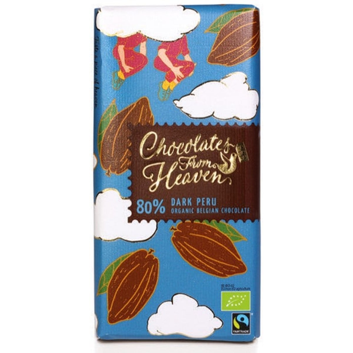 Chocolates From Heaven BIO Hořká čokoláda Peru 80%
