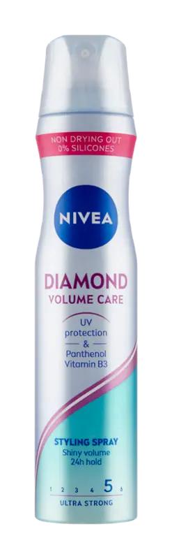 NIVEA Lak na vlasy Diamond Volume Care, 250 ml
