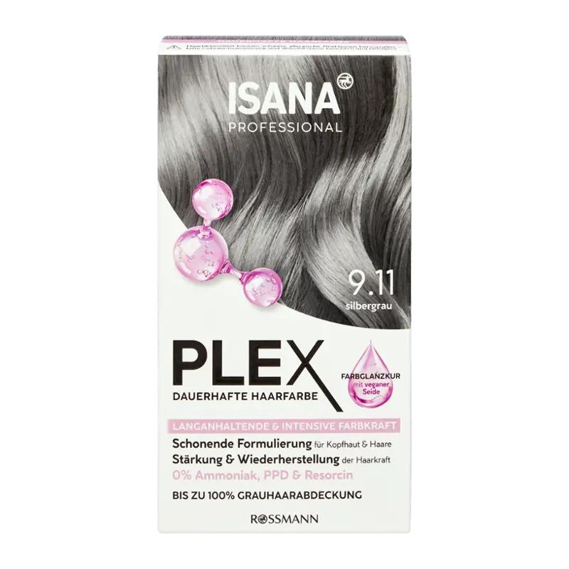 ISANA Professional Barva na vlasy Plex 911 stříbrnošedá, 1 ks