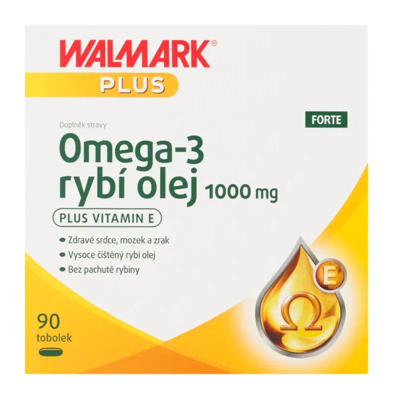 Walmark Omega-3 rybí olej Forte 1000 mg, doplněk stravy, 90 ks