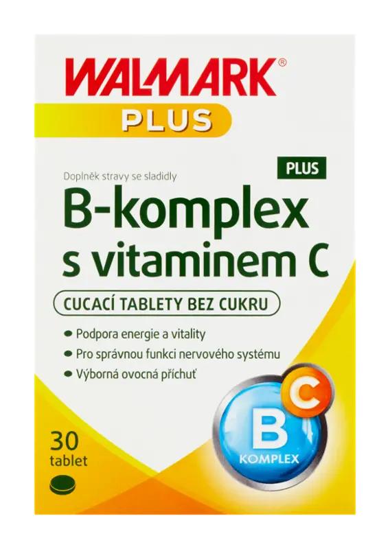 Walmark Plus B-komplex s vitaminem C, doplněk stravy, 30 ks
