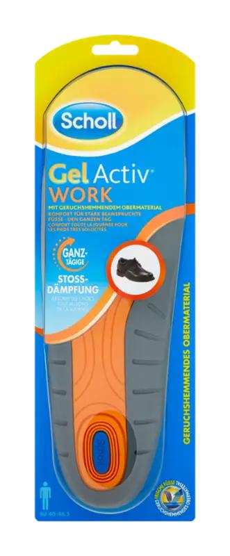 Scholl Vložky do bot pro muže GelActiv Work 40-46,5, 2 ks