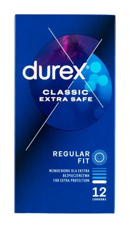 Durex Kondomy Classic Extra Safe, 12 ks