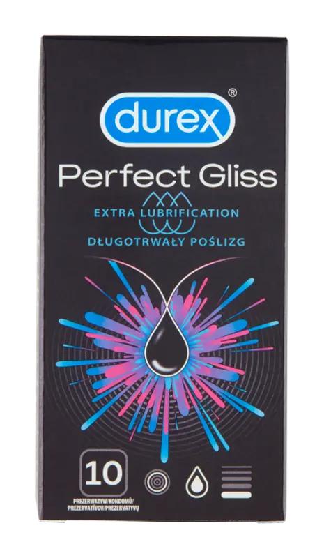 Durex Kondomy Perfect Gliss, 10 ks