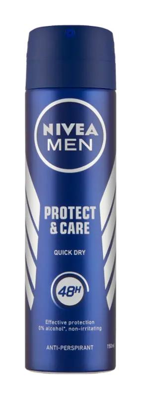NIVEA Men Sprej antiperspirant Protect & Care, 150 ml