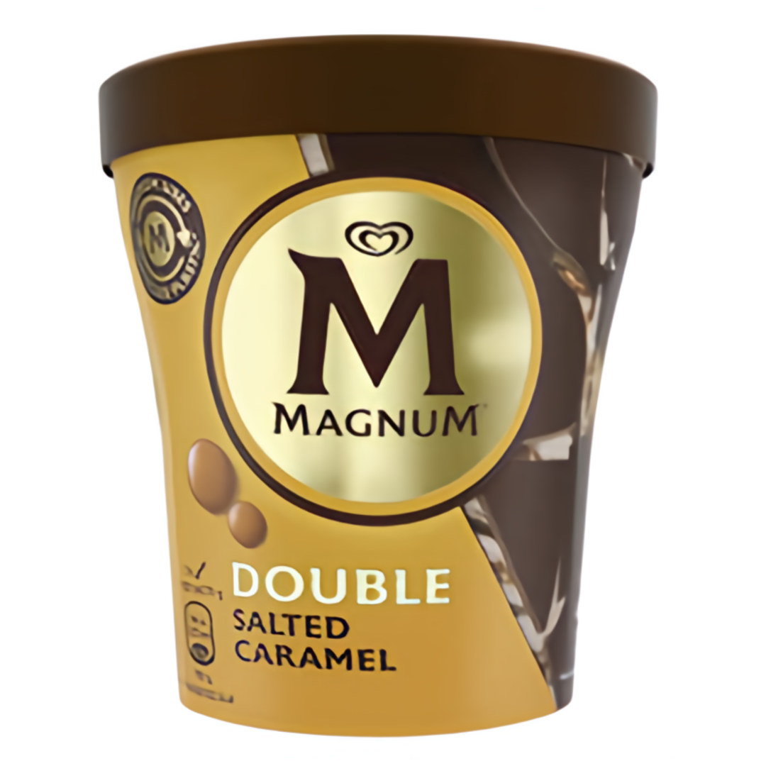 Magnum Double Salted Caramel zmrzlina v kelímku
