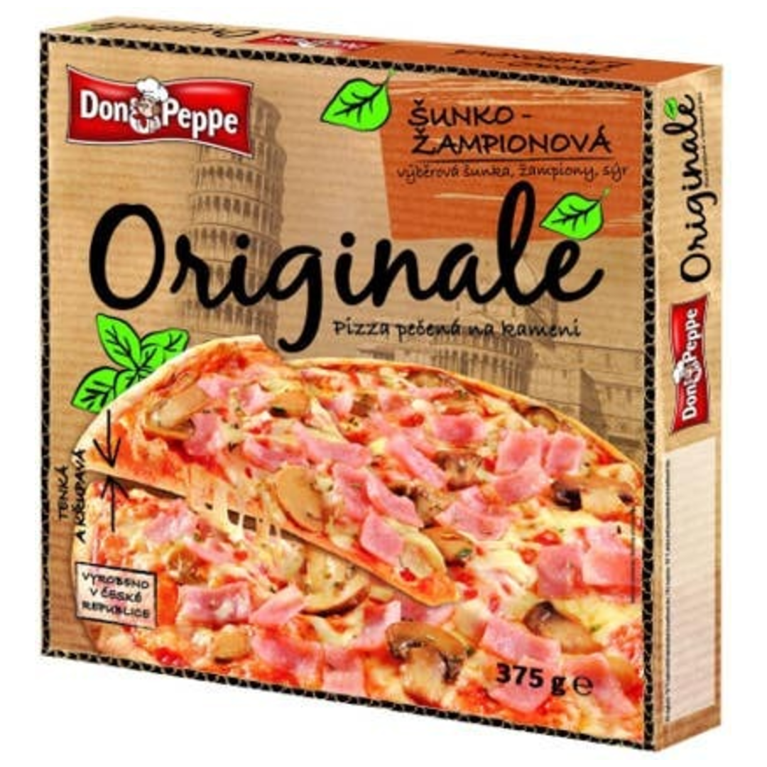 Don Peppe Originale Pizza Šunka a žampiony
