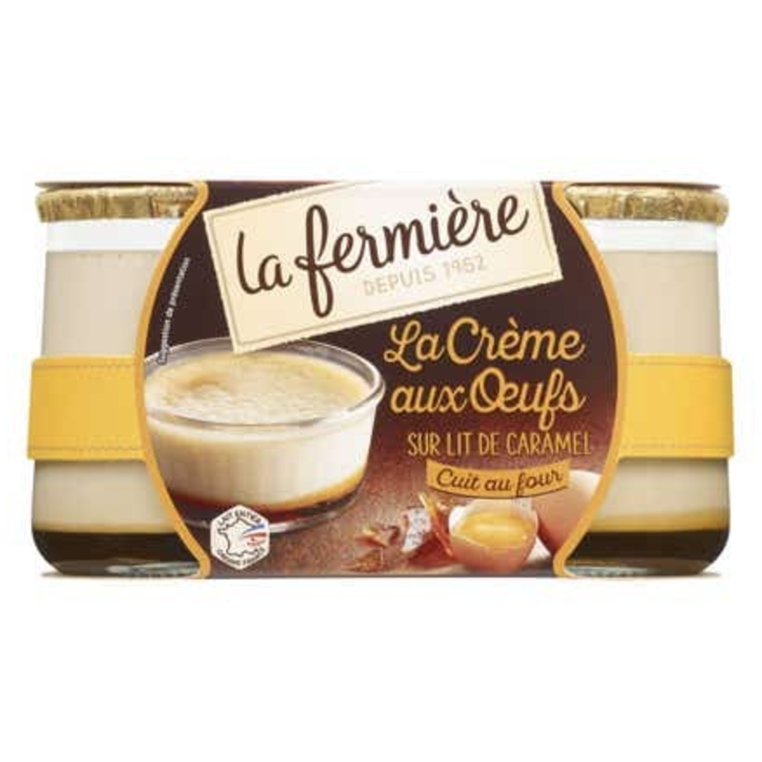 La Fermiére Karamelový dezert s vaječným likérem 2x150g