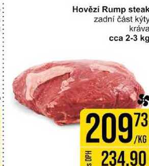 Hovězí Rump steak zadní část kýty kráva, 1 kg