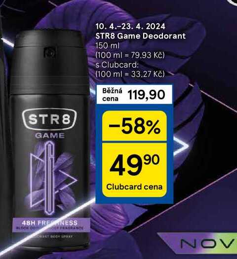 STR8 Game Deodorant