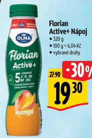 Florian Active+ Nápoj, 320 g 