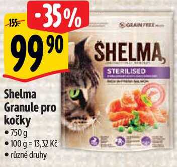 Shelma Granule pro kočky, 750 g 
