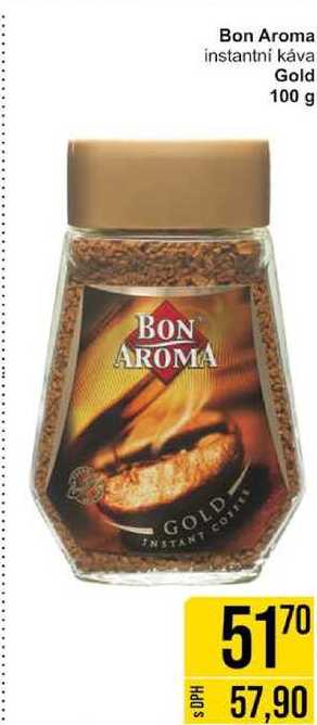 Bon Aroma instantní káva Gold, 100 g 