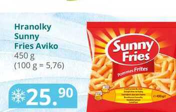 Hranolky Sunny Fries Aviko 450 g 
