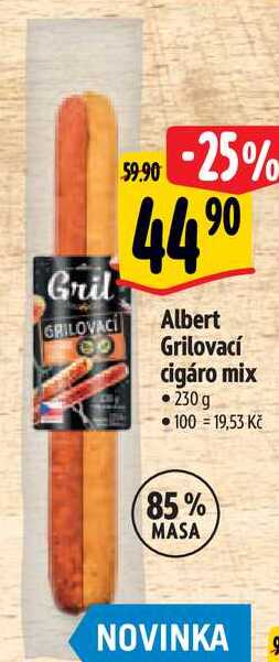Albert Grilovací cigáro mix, 230 g