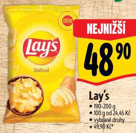 Lay's, 190-200 g