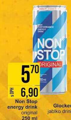 Non Stop energy drink original, 250 ml