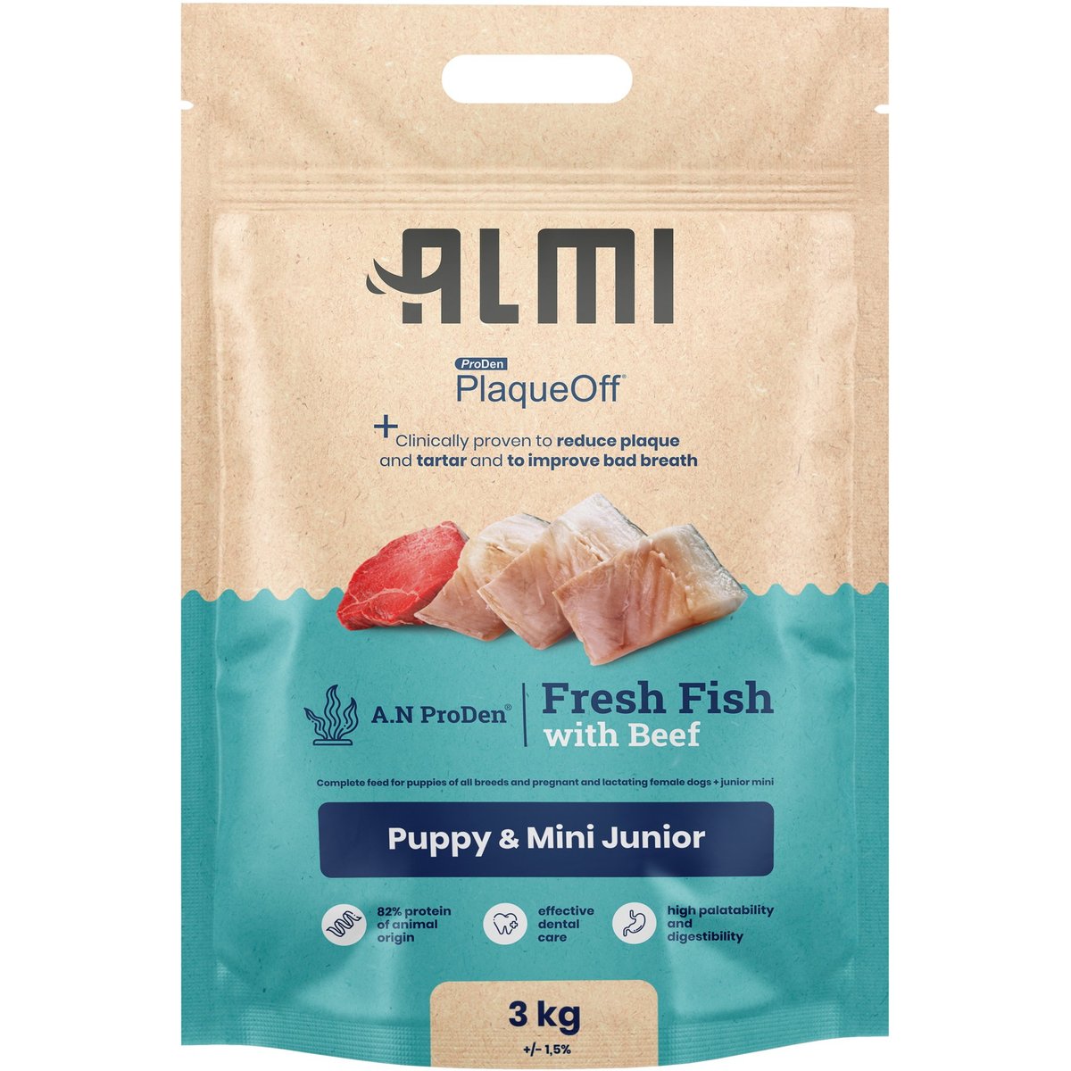 Almi Puppy & Mini Junior granule pro psy s mořskou řasou