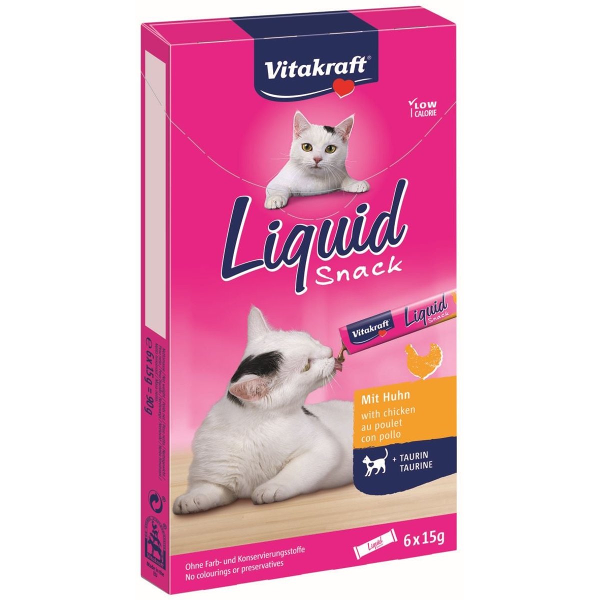 Vitakraft Liquid Snack Tekutý pamlsek pro kočky s kuřecím