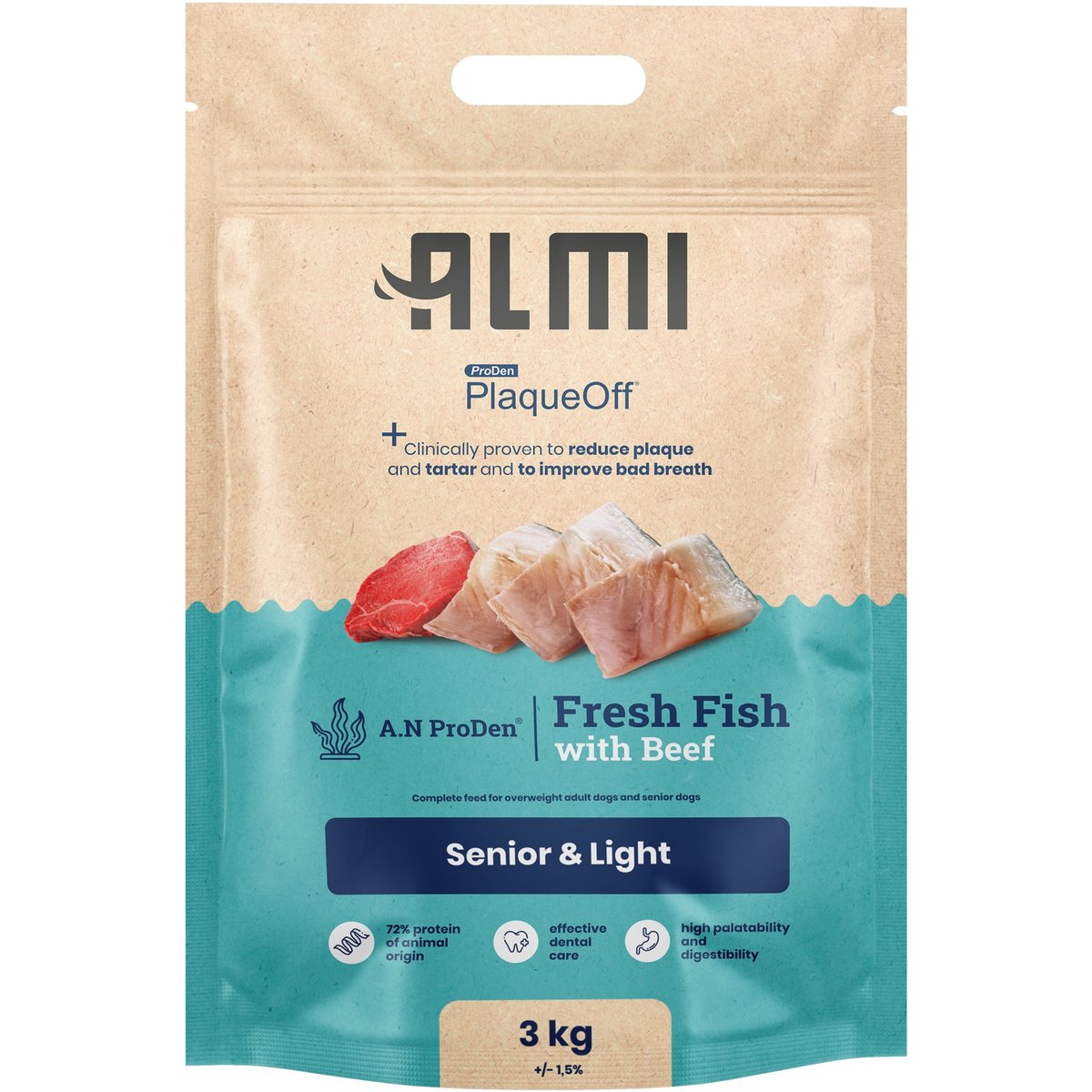 Almi Senior & Light granule pro psy s mořskou řasou