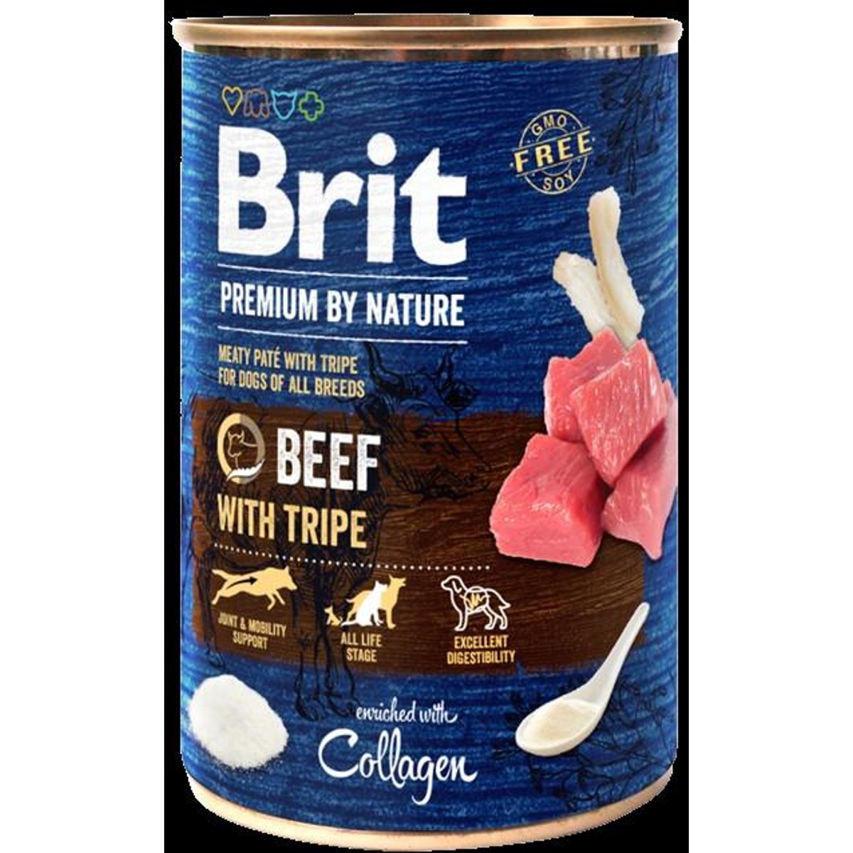 Brit Premium by Nature Beef with Tripes konzerva pro psy