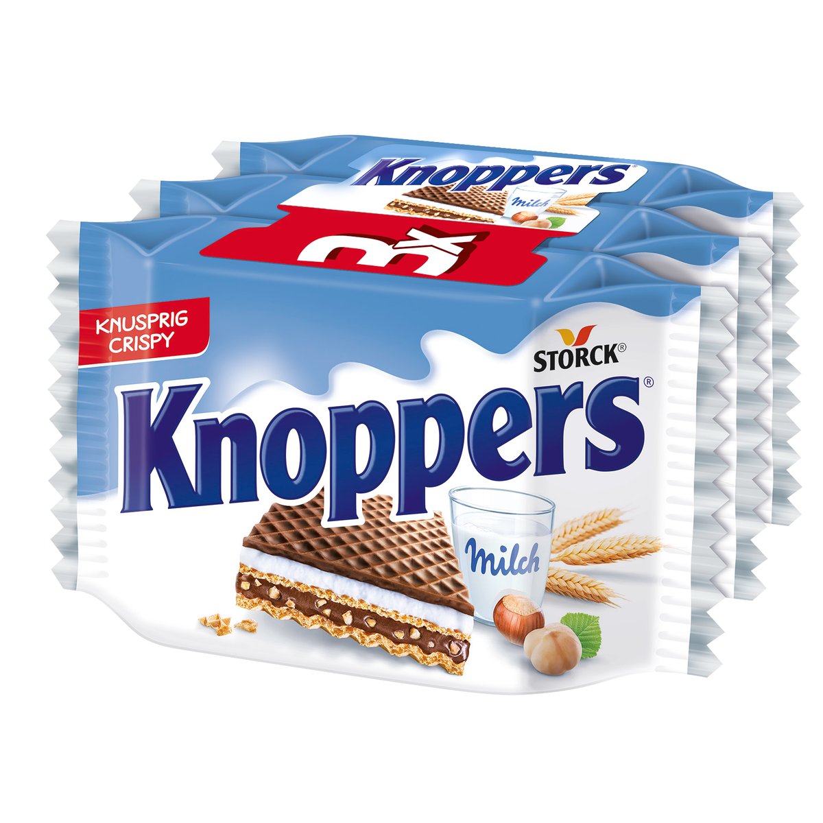 Knoppers  3x25g Pack
