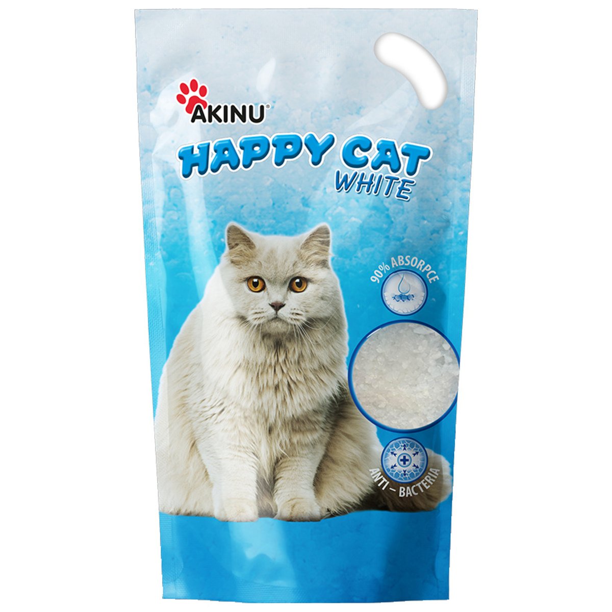 Akinu Happy Cat White podestýlka pro kočky