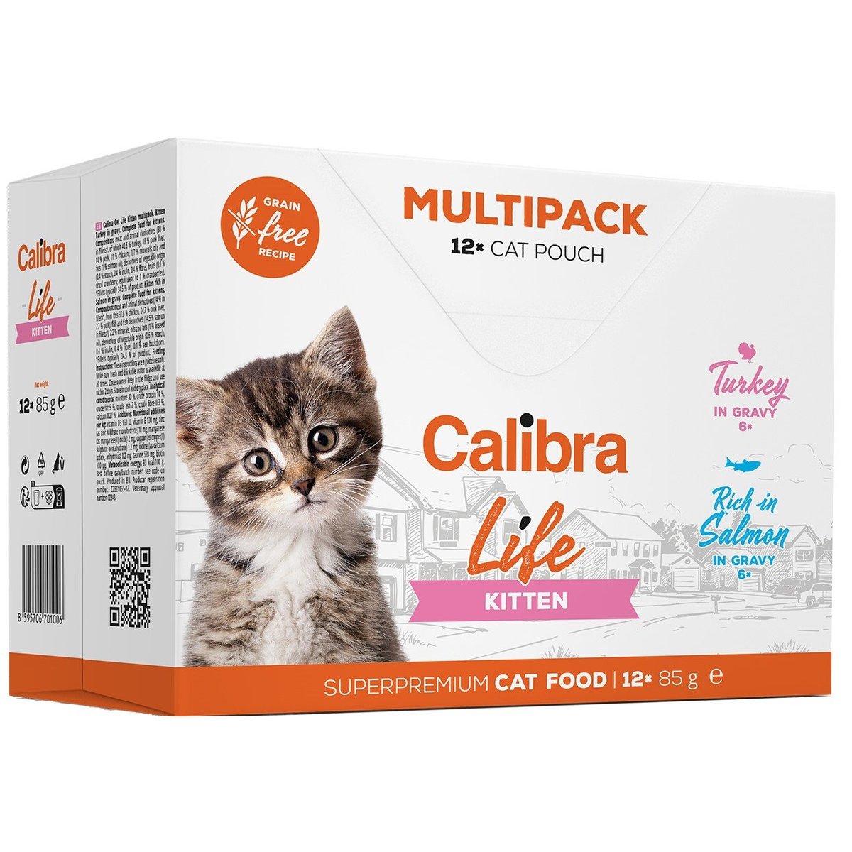 Calibra Cat Life kapsičky pro koťata (12×85 g)