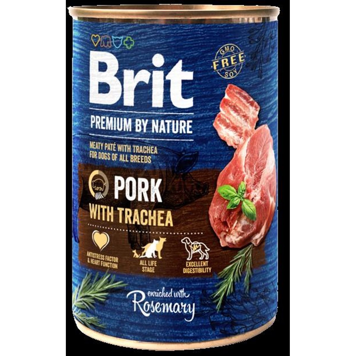 Brit Premium by Nature Pork with Trachea konzerva pro psy