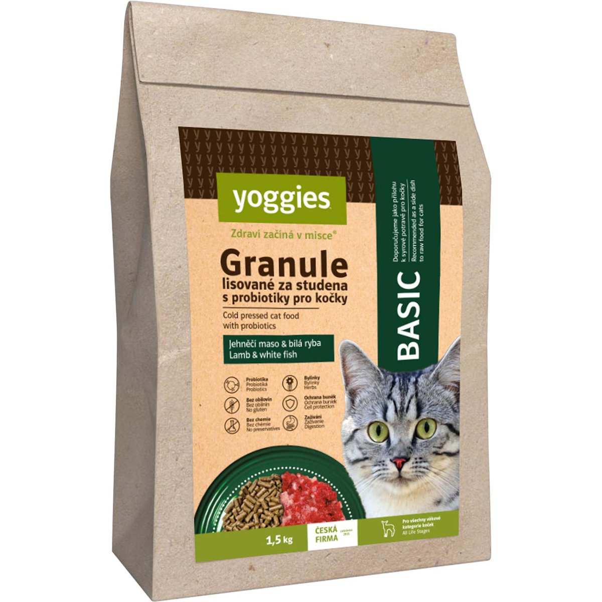 Yoggies Cat Basic Granule pro kočky