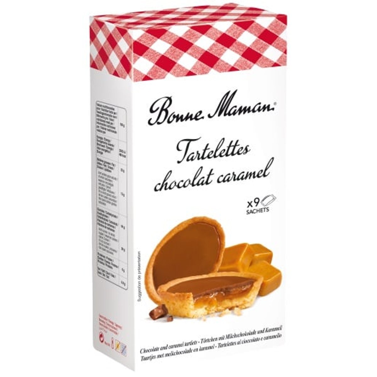 Bonne Maman Tartelettes čokoládové sušenky s karamelem