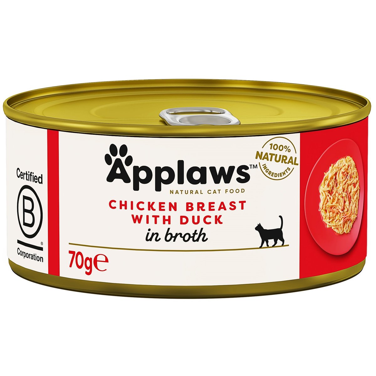 Applaws Cat konzerva kuřecí prsa s kachnou pro kočky