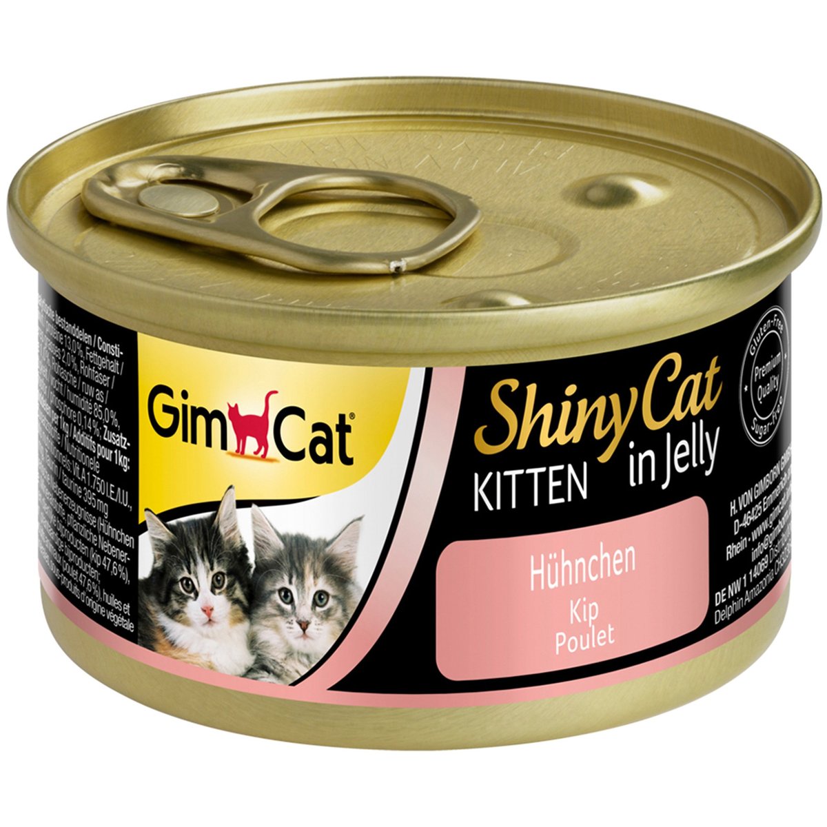 GimCat ShinyCat konzerva kuře pro koťata