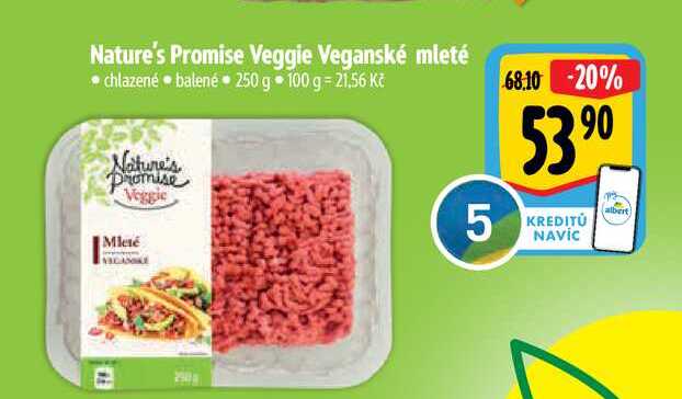 Nature's Promise Veggie Veganské mleté  250 g