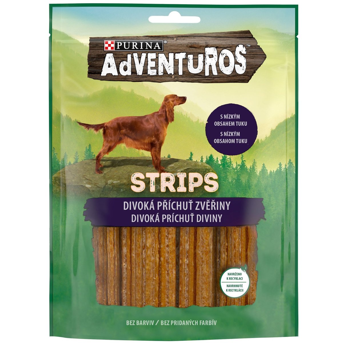 Adventuros Strips zvěřina pro psy