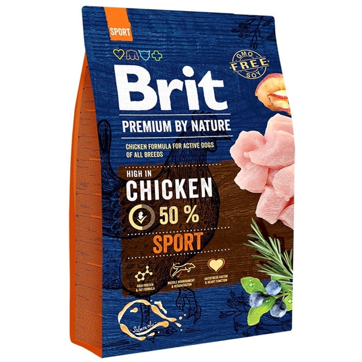 Brit Premium by Nature Sport Chicken pro psy