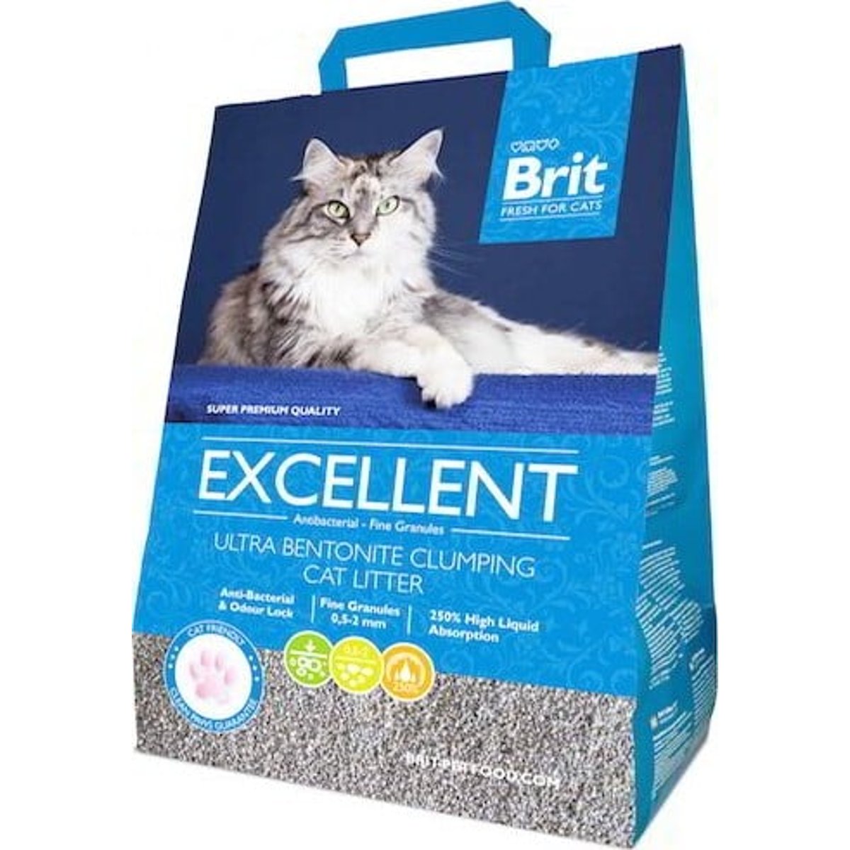 Brit Fresh for cats Excellent Ultra Bentonite stelivo – hrudkující