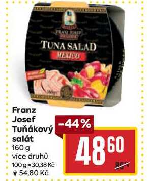Franz Josef Tuňákový salát 160 g 