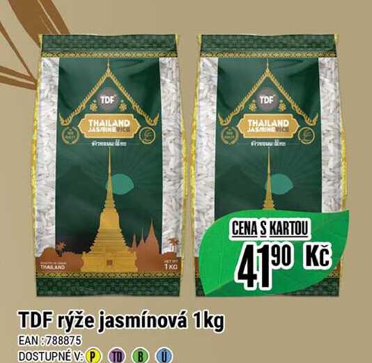 TDF rýže jasmínová 1kg 