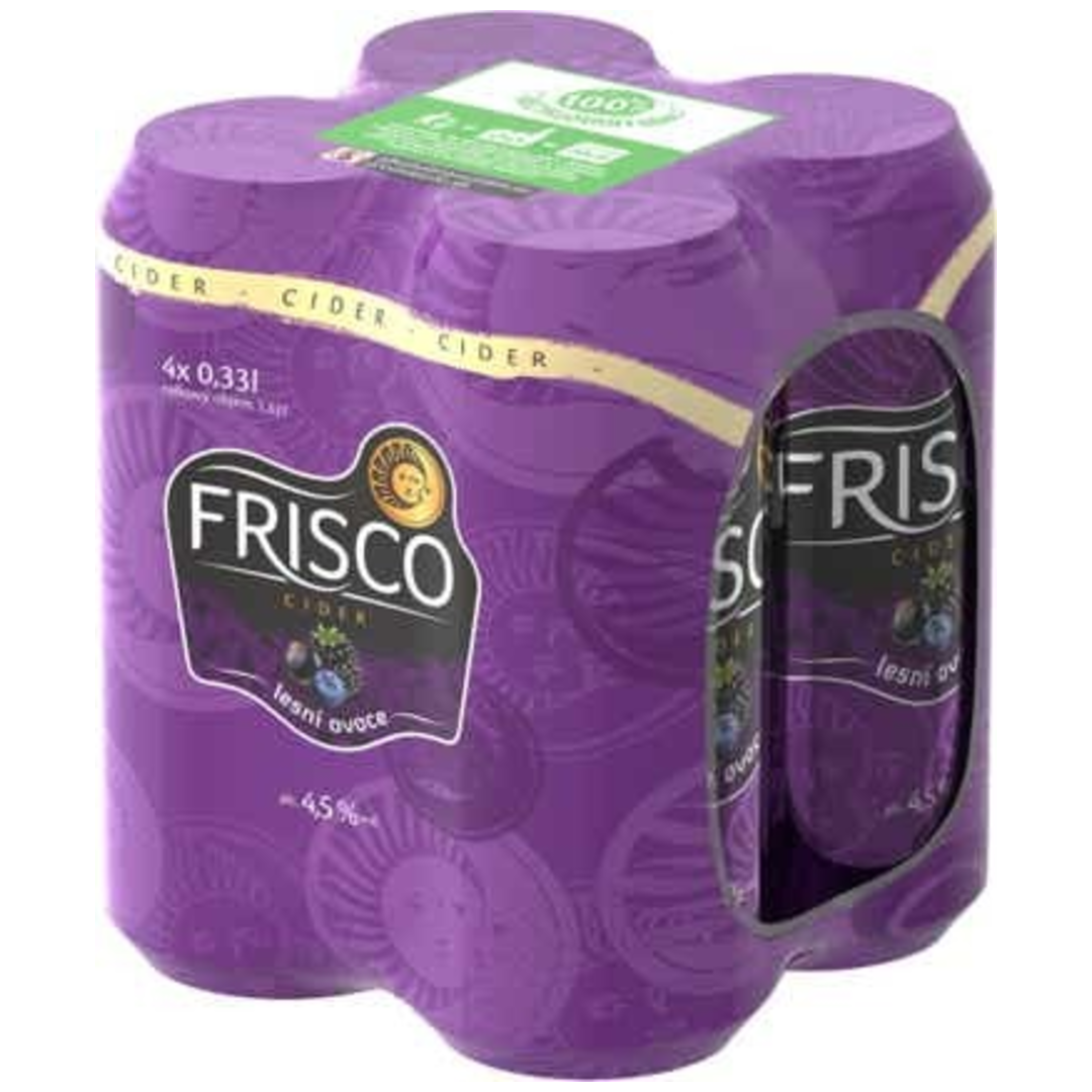 Frisco Cider Lesní ovoce 4x330ml plech