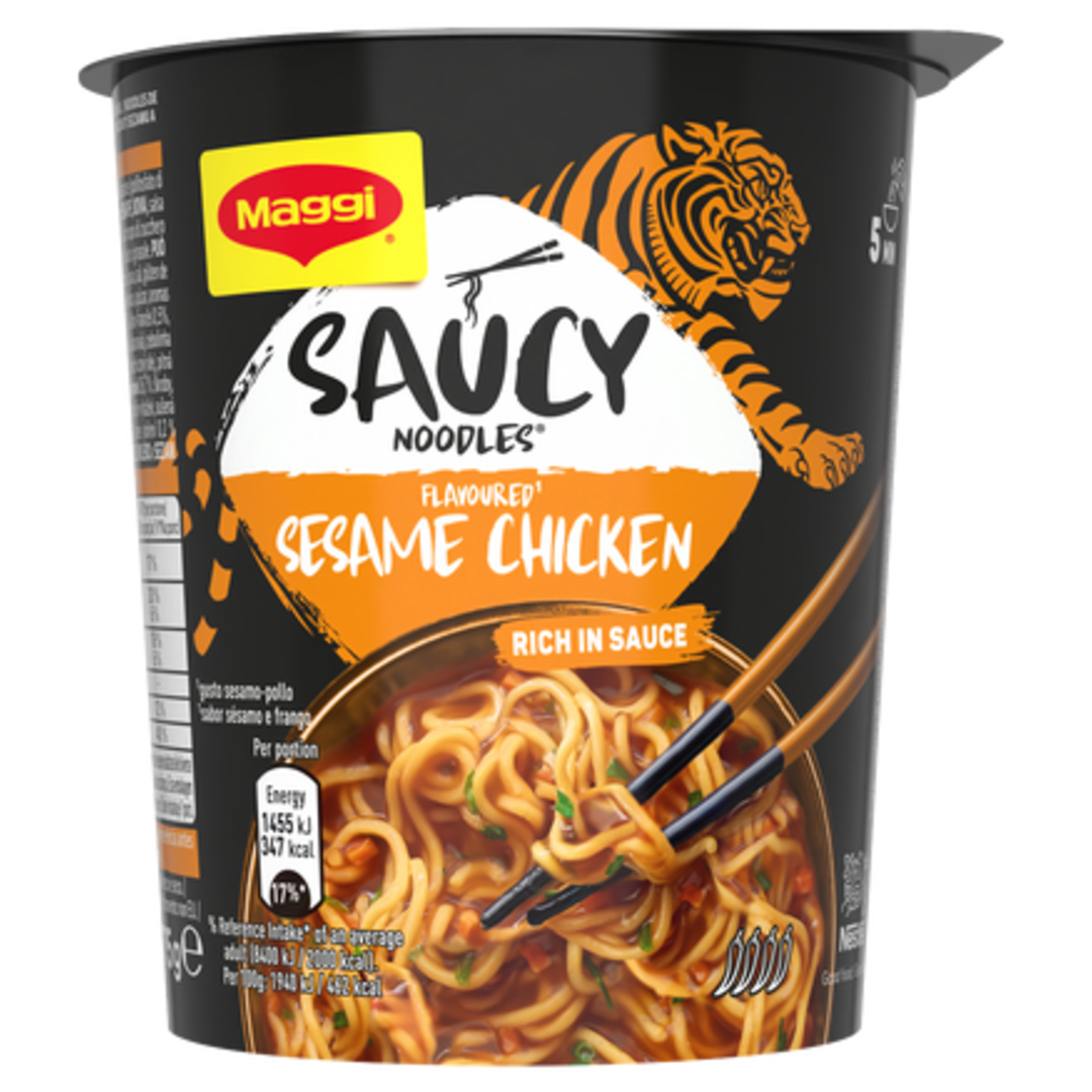 Maggi Saucy Noodles Sesame Chicken Flavoured