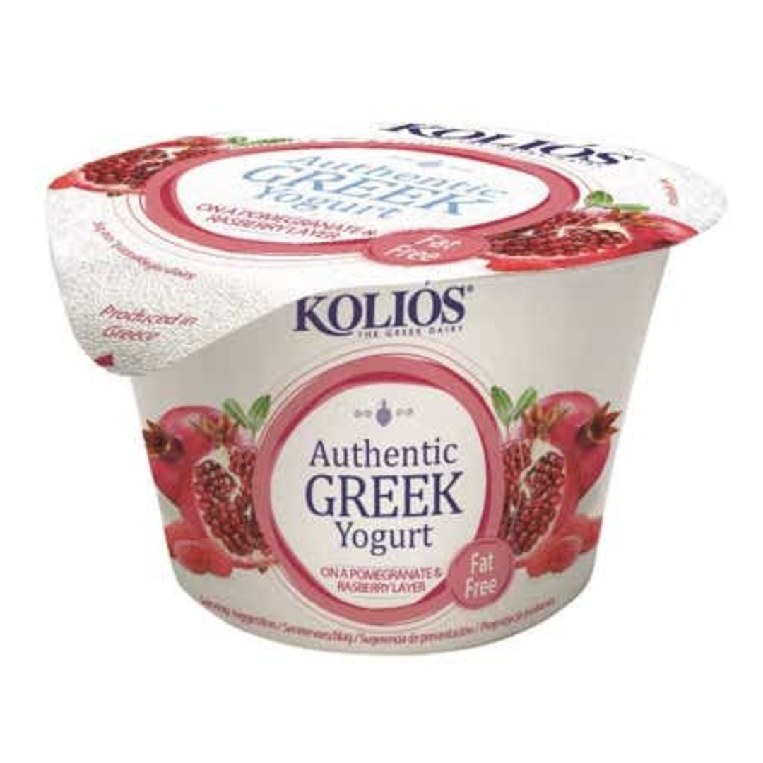 Koliós Jogurt řecký 0% granátové jablko a malina