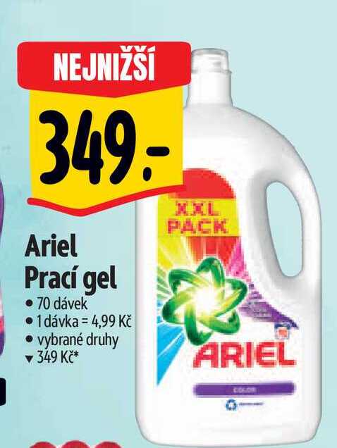  Ariel Prací gel  70 dávek 