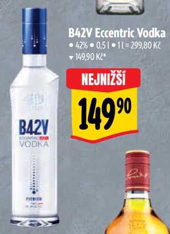 B42V Eccentric Vodka, 0,5 l