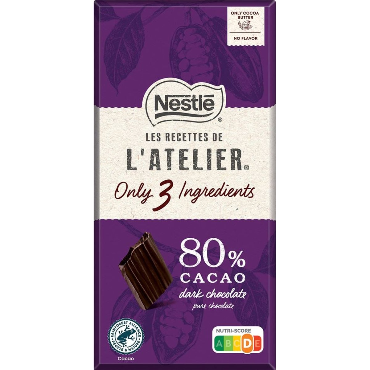 Nestlé Ateliér Extra hořká čokoláda 80%