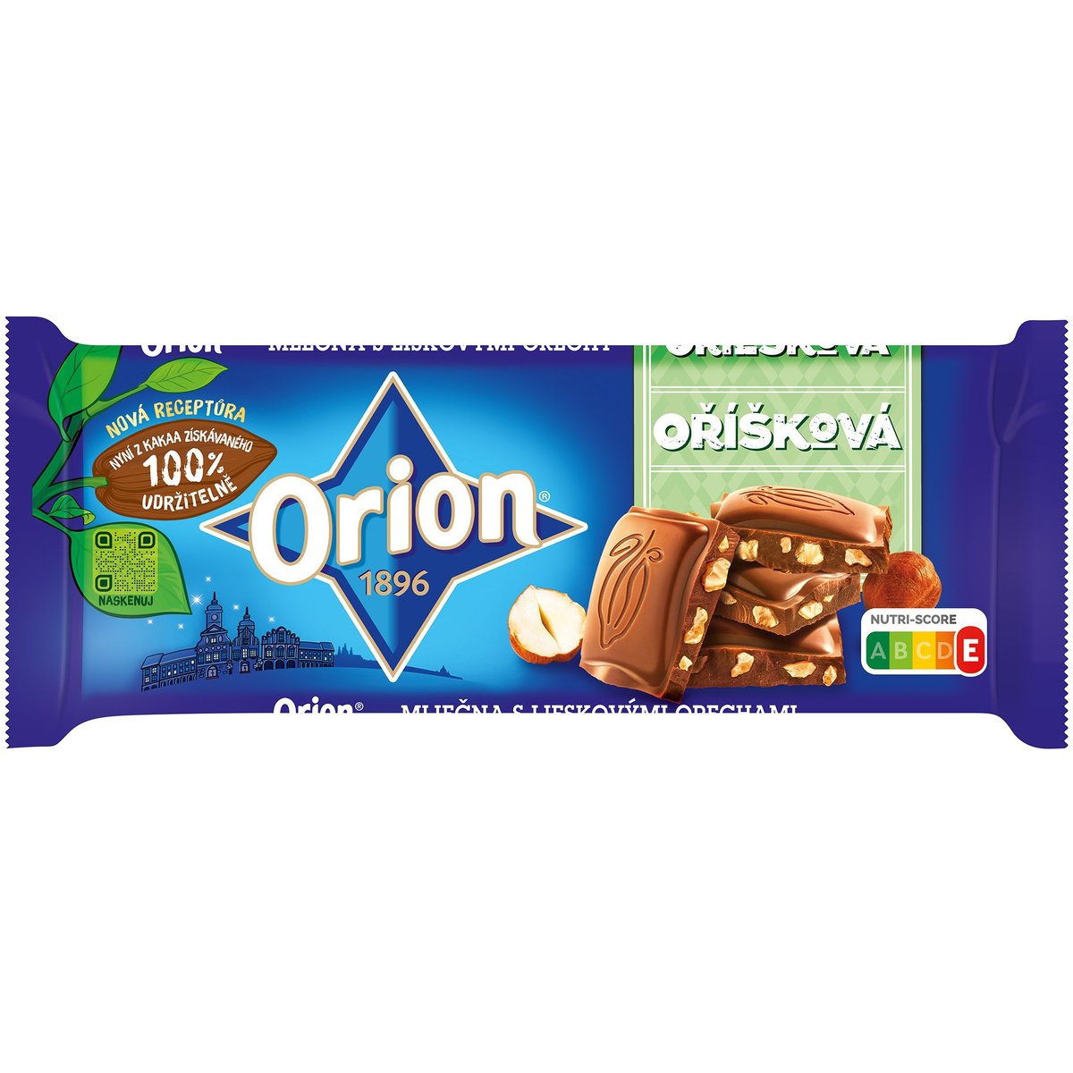 Orion Mléčná čokoláda oříšková