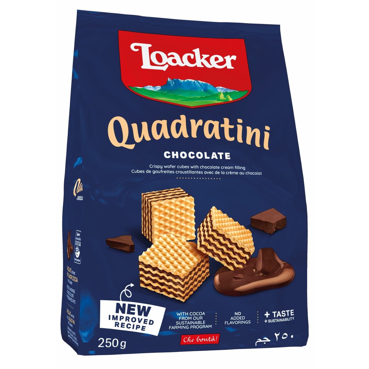 Loacker Quadratini Chocolate oplatky