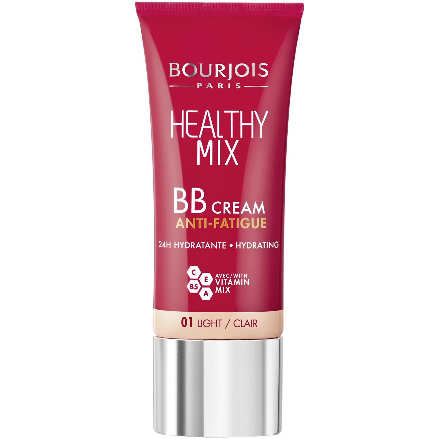 Bourjois Healthy Mix, rozjasňující a hydratační BB krém s vitamíny light 01, 30 ml